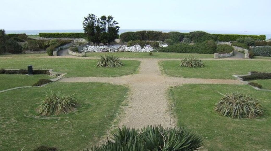 The Sunken Garden This is a feature between the Royal Esplanade at Westbrook and the clifftop. The sea to the north is visible. Unfortunately a Bath Parade Gardens it ain't!