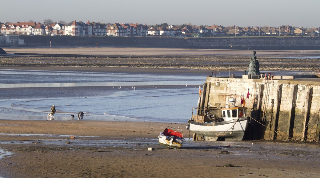 A seaside view of Margate harbour in Kent England