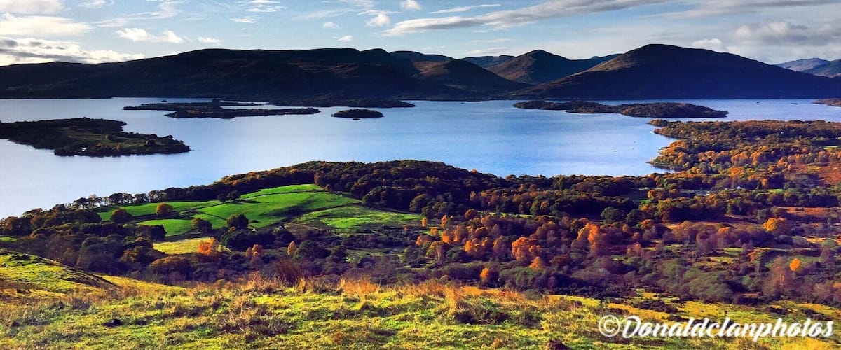 A Rocky path up from a little village called Balmaha to the summit! but views over Loch Lomond and the Trossachs National Park is amazing!!! Celebrate with "a wee dram a whisky!" Scottish Style!