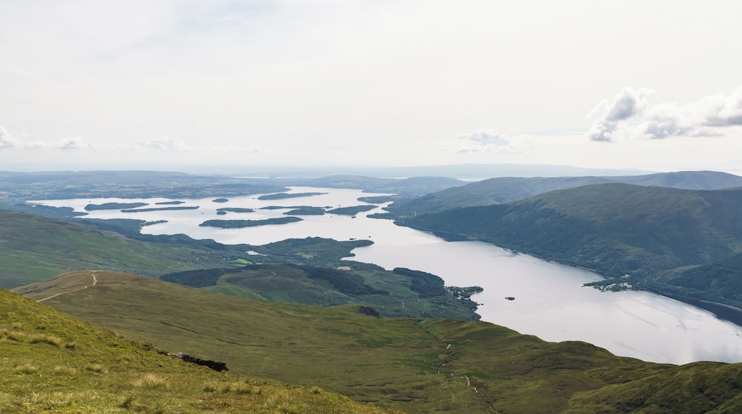Loch Lomond, looking south from Ben Lomond summit.
