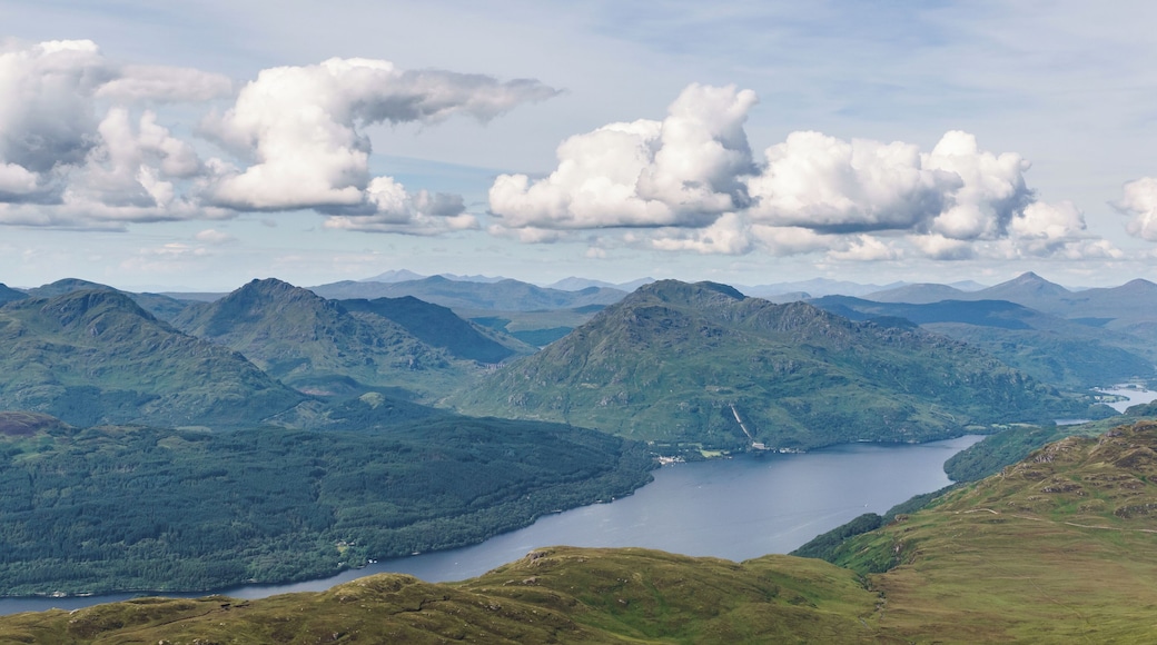 Loch Lomond, looking north-west from Ben Lomond summit.