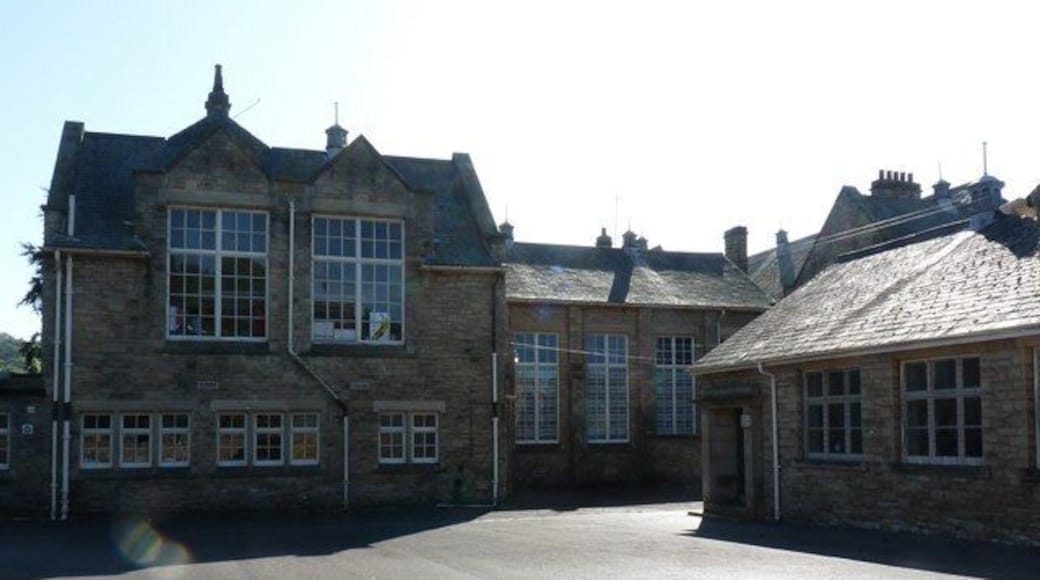 School in Wolsingham This is currently part of Wolsingham School & Community College, Lower School Site. This is the rear of the building.