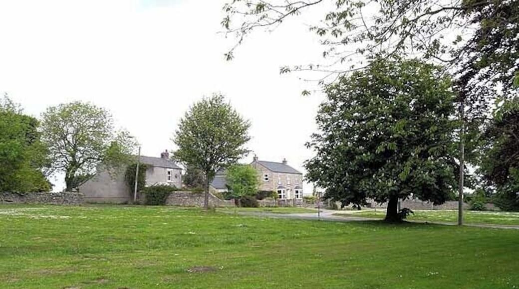 West Green, Hamsterley The attractive village of Hamsterley (one of two in County Durham - do not confuse with Hamsterley in the Derwent valley NZ1156) has the benefit of three village greens. This is the westernmost (although this might not be the official name).