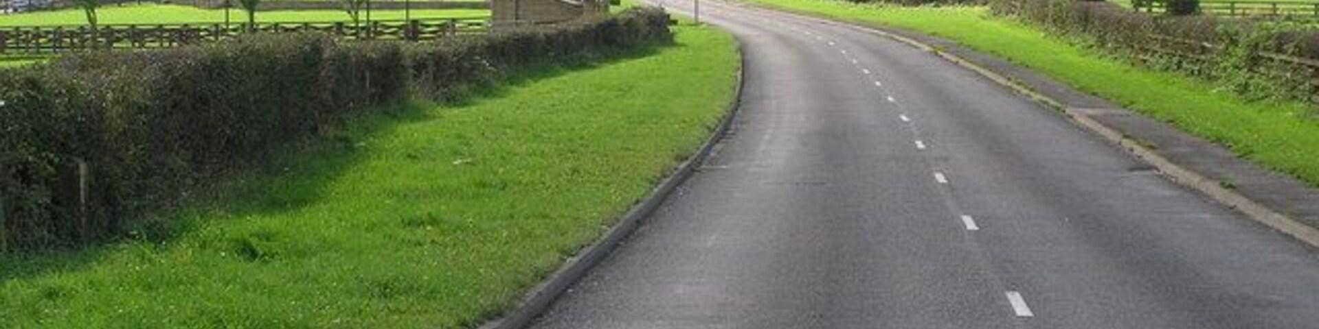 Copeland Lane : Checker Leazes Looking southwest toward Evenwood, on Copeland Lane with Checker Leazes on the left.