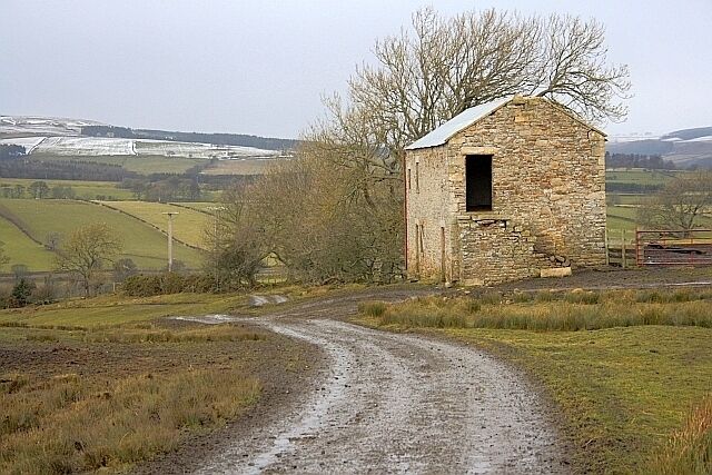 Barn Above Hole Beck Keywords: track