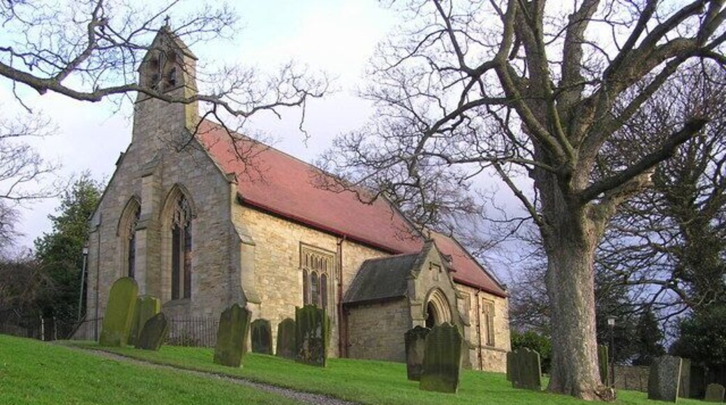Parish church of SS Philip and James Church, Witton-le-Wear, County Durham, seen from the southwest