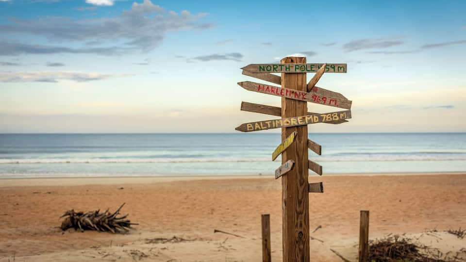 Mile marker for North pole