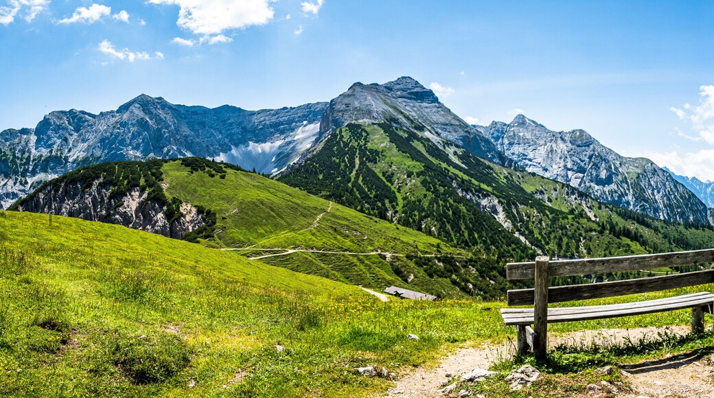 landscape at the european alps