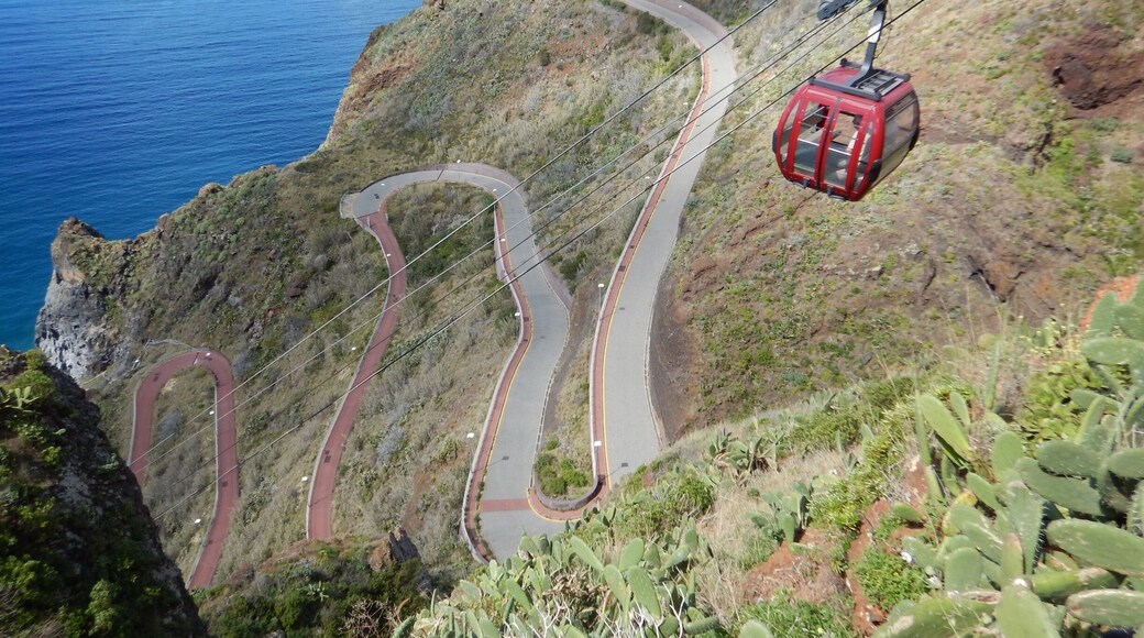 The cable car at Santa Cruz, near the Christ the King statue