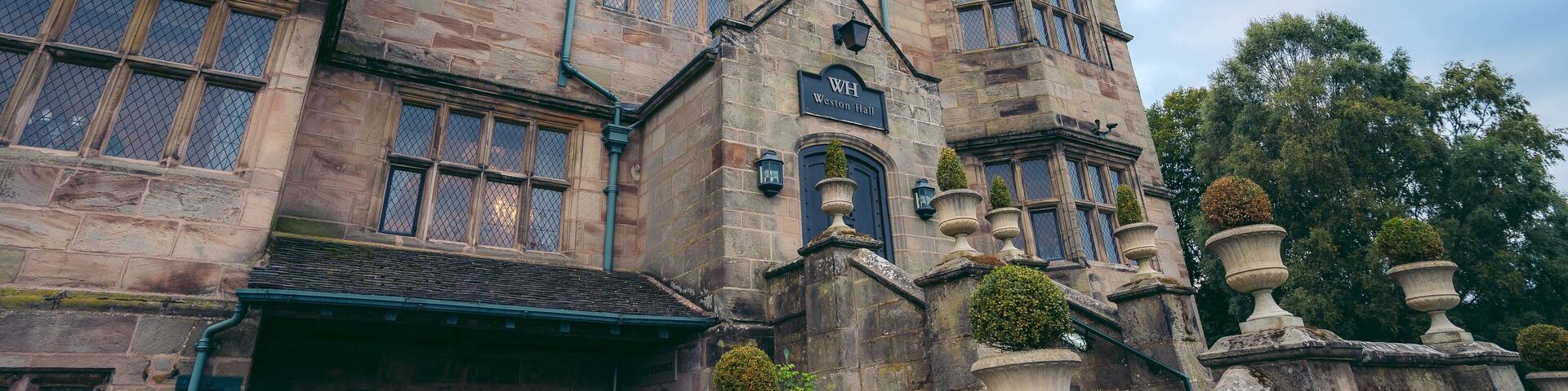 Beautiful Weston Hall Hotel originated in 1550 when it was built as a small Dower house