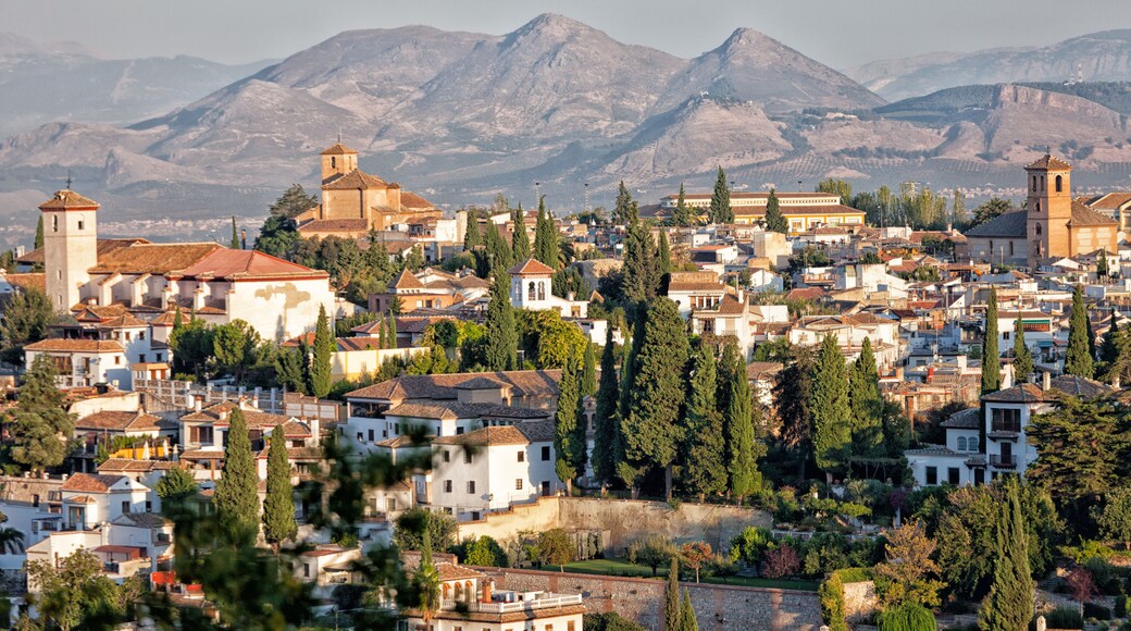 Muslim region of Albayzin in Granada, Spain