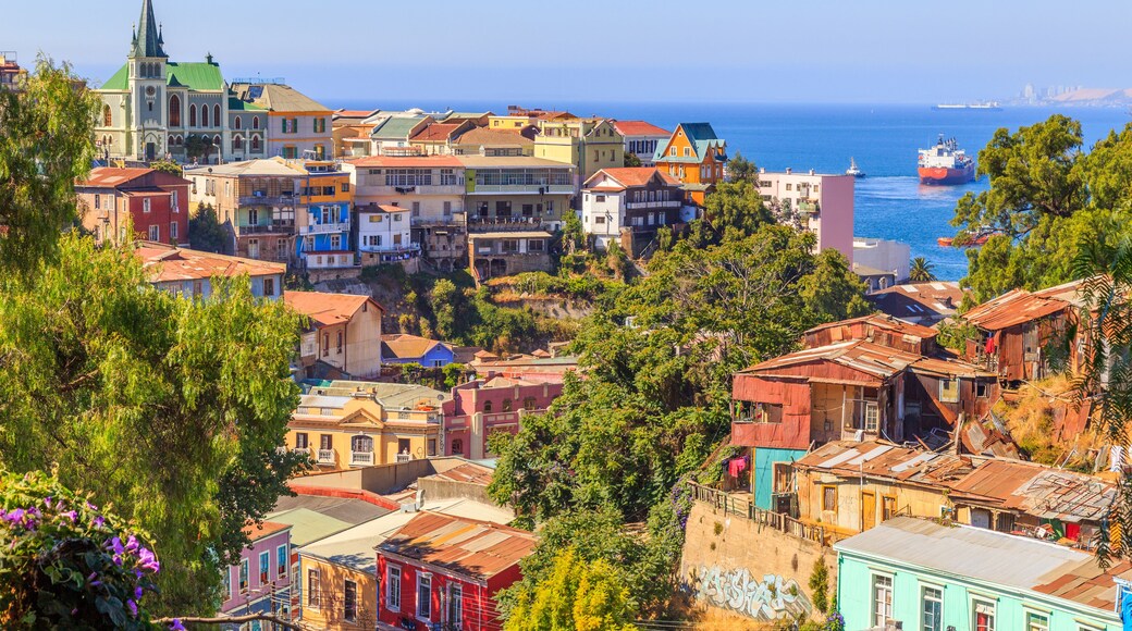 Valparaiso Chili ville couleurs