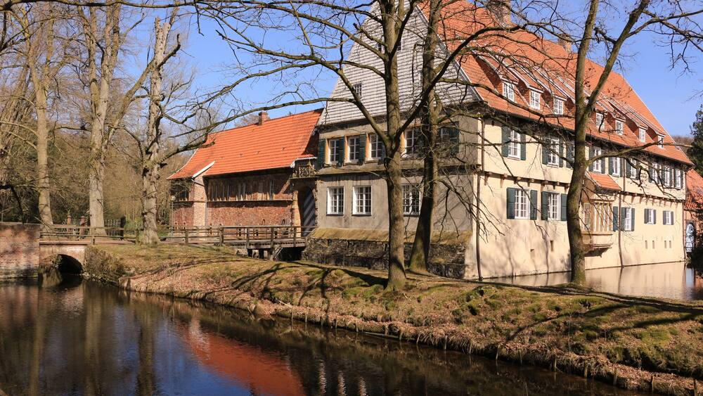 Historisches Gebäude im Kloster Dinklage in Niedersachsen