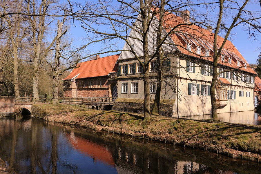 Historisches Gebäude im Kloster Dinklage in Niedersachsen
