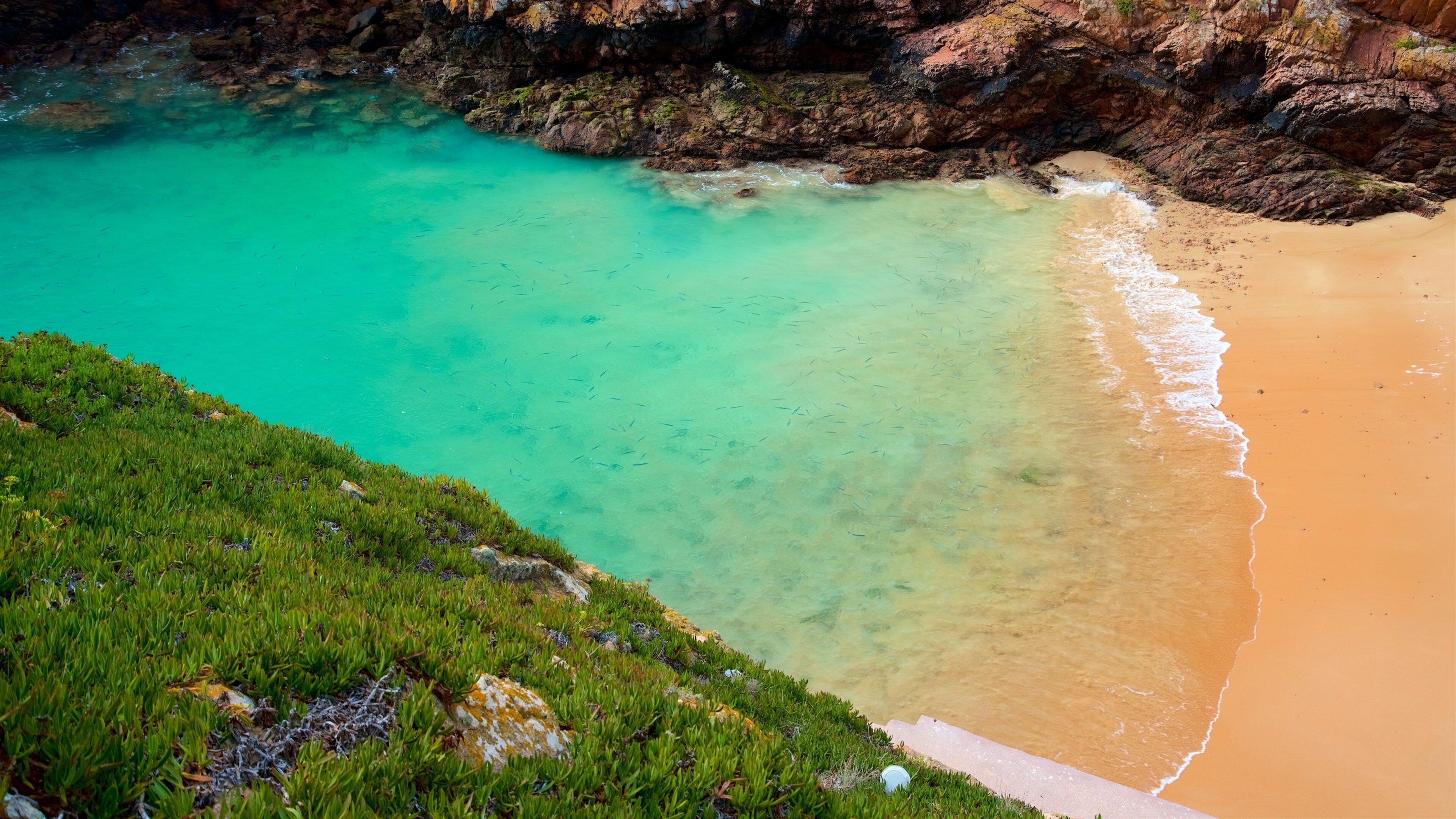 Peniche featuring a lake or waterhole and a sandy beach
