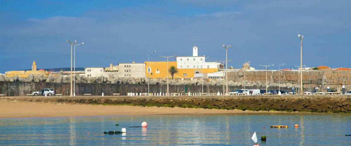 Peniche showing a bay or harbour