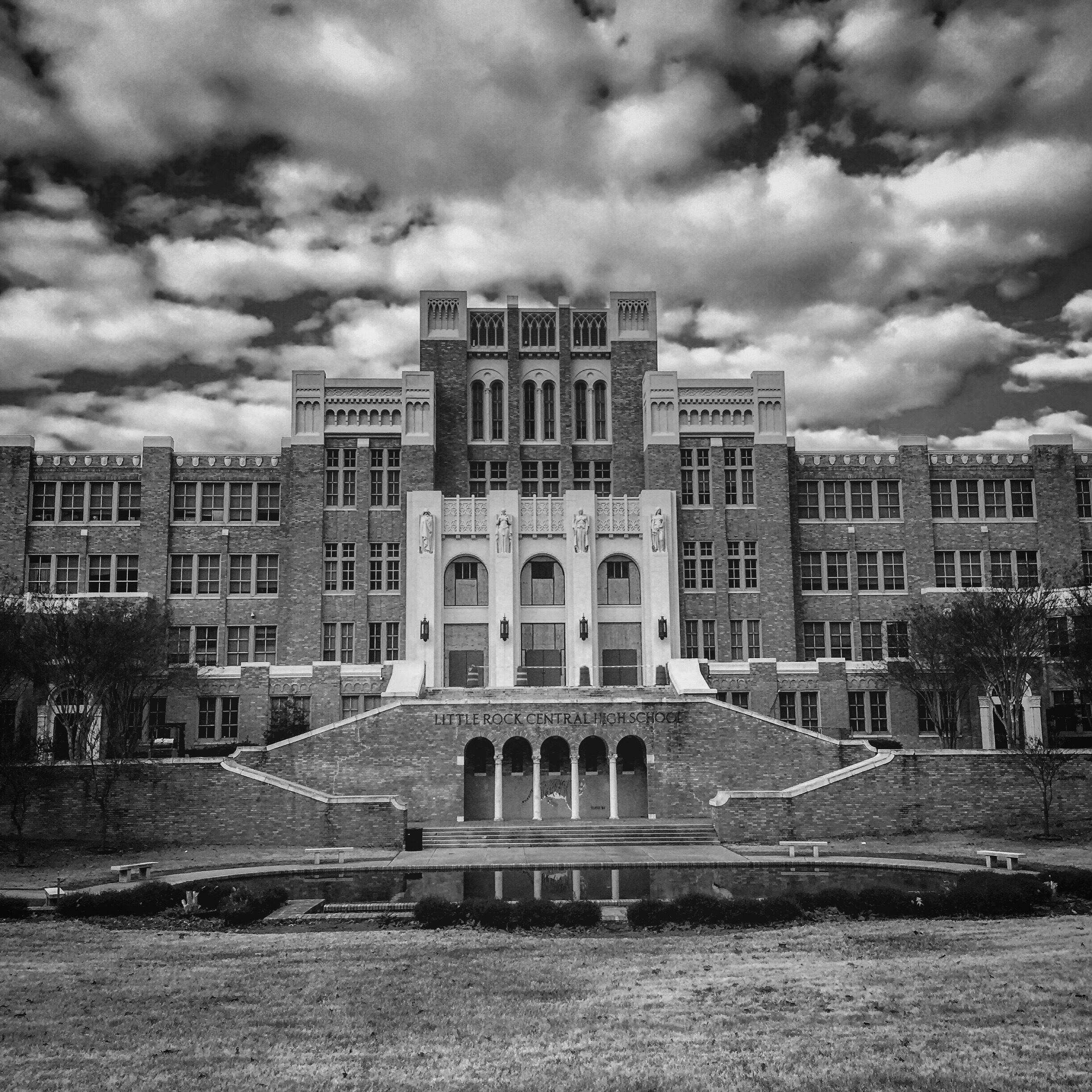 Little Rock's Central High School is recognized for the role it played in the desegregation of the public school system in the United States. The nine African-American students' (known as the Little Rock Nine) persistence in attending the formerly all-white Central High School was the most prominent and controversial national example and the implementation of the May 17, 1954 Supreme Court decision Brown vs Board of Education. 
#Arkansas #ARroadtrip #beautiful #culture  #CentralHS #desegregation #history #heritage #justice #LittleRock #nationalpark #nps #findyourpark #roadtrip #southernstates #USofAmerica #prejudice #brownvsboardofeducation