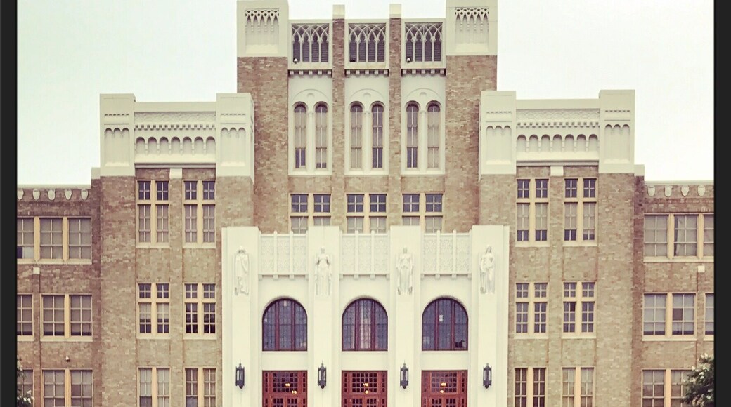 This is a seriously beautiful high school. The museum/visitor center is spectacular as well.