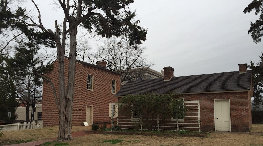 This is the print shop at the Historic Arkansas Museum in Little Rock