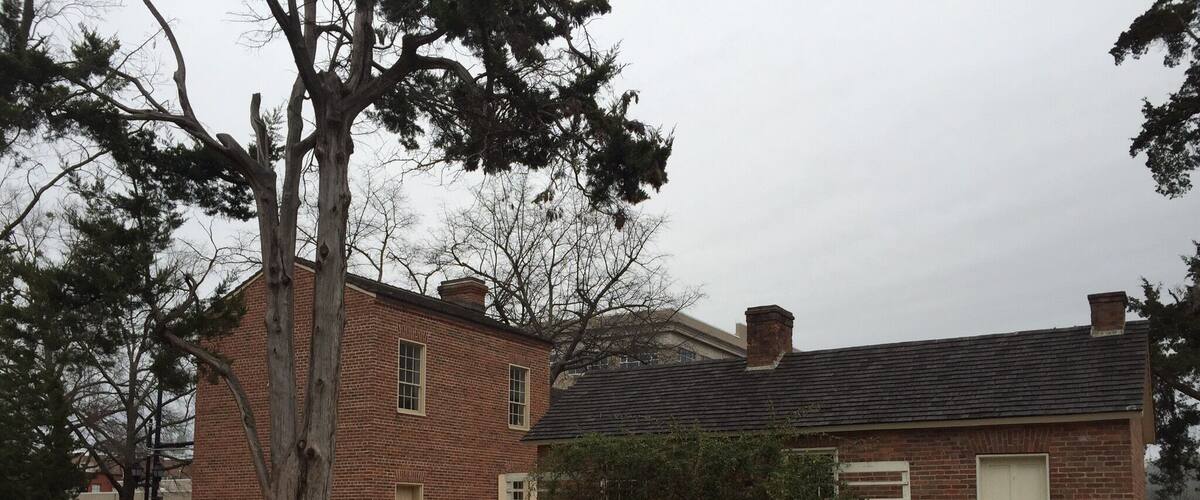 This is the print shop at the Historic Arkansas Museum in Little Rock