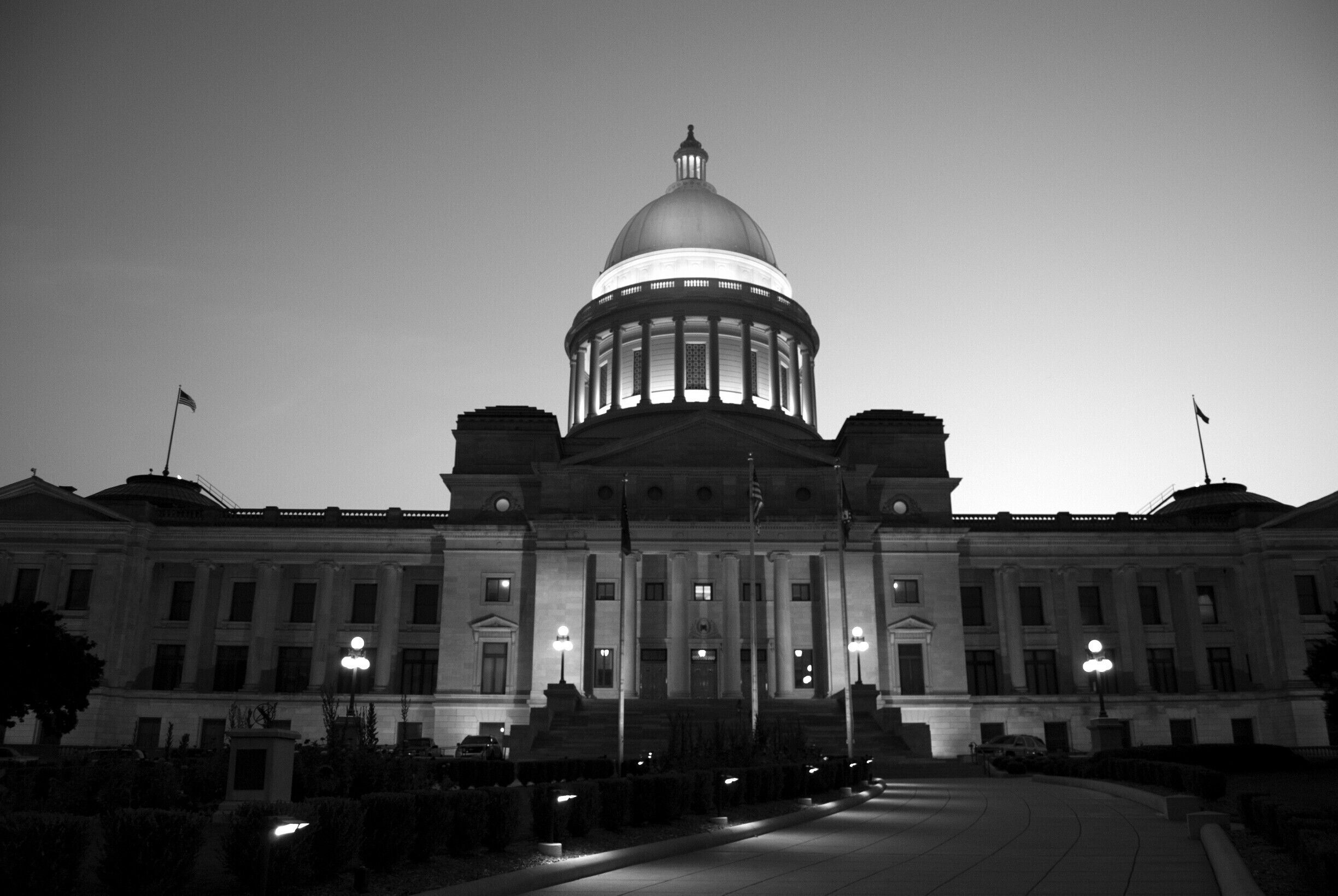 The Arkansas State Capitol.
