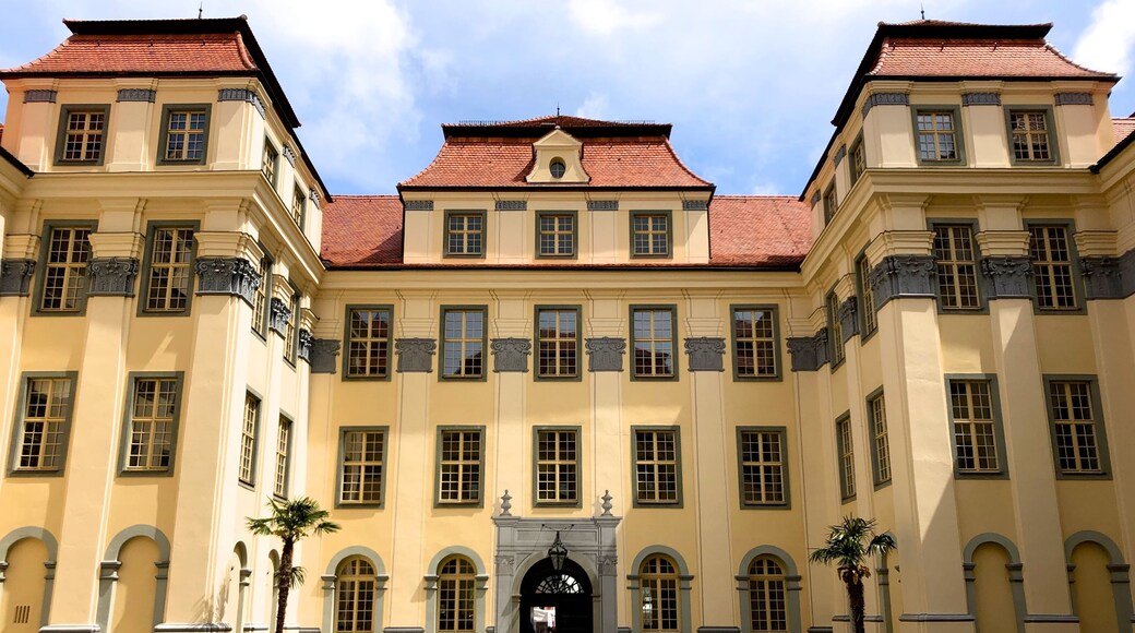 Tettnang New Palace is one of the most beautiful palaces in Upper Swabia. Its spectacular Baroque interiors are among the finest in the region.
Tettnang Castle, also known as the Tettnang New Palace is one of three castles in the German town of Tettnang. The other ones are Tettnang Old Palace and Torschloss close to Bärenplatz.