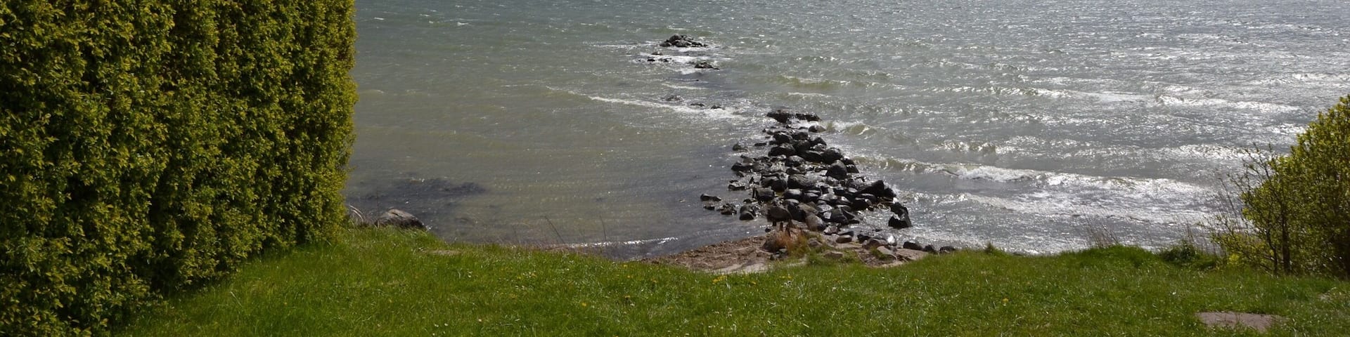 Lauterbach auf Rügen. Hier kann man zur Ruhe kommen und einfach den Himmel und die Wolken beobachten.