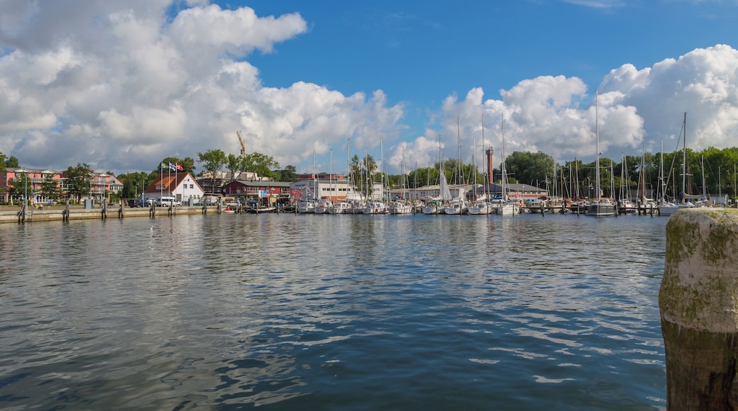 Lauterbach harbour at Lauterbach, district of Putbus, Landkreis Vorpommern-Rügen, Mecklenburg-Vorpommern, Germany.