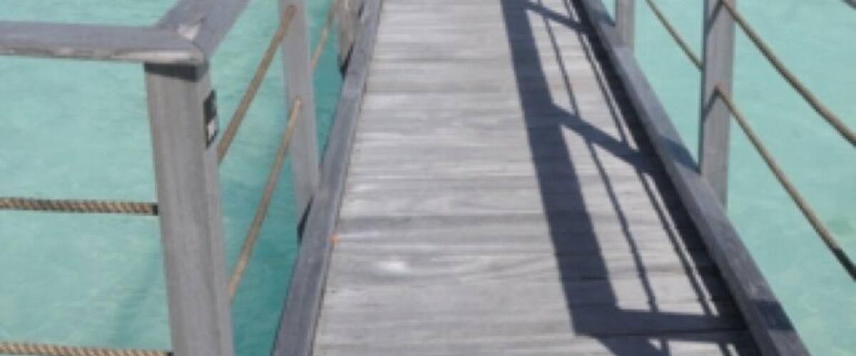 The overwater huts are simply awesome! There are rectangles in the floor offering views of the water underneath from inside. Jump off your porch and go for a swim !! I have travelled extensively and this place just shot to the top of my list ! I'm officially jaded now.