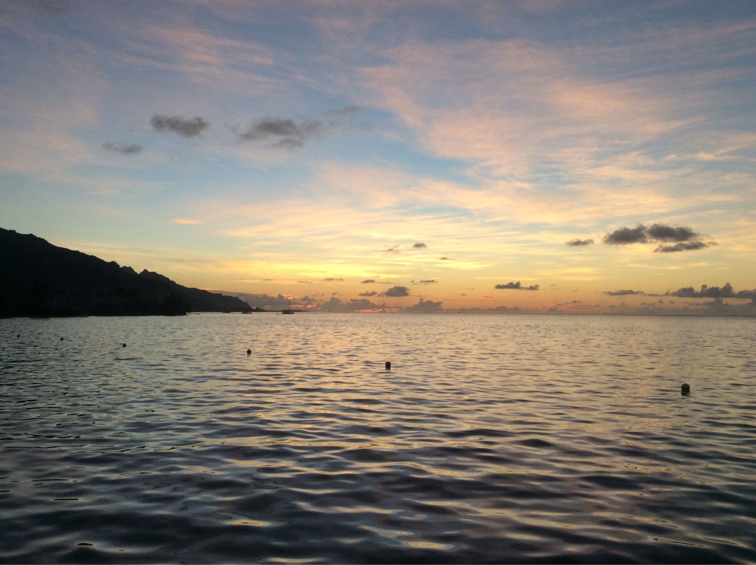 Sunset in Moorea