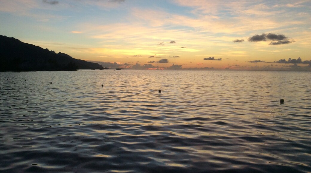Sunset in Moorea