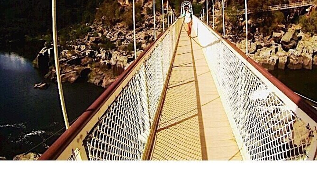 The Cataract Gorge is in Launceston, Tasmania, Australia.