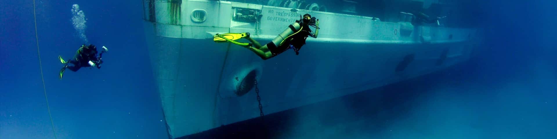 Grand Cayman showing scuba diving