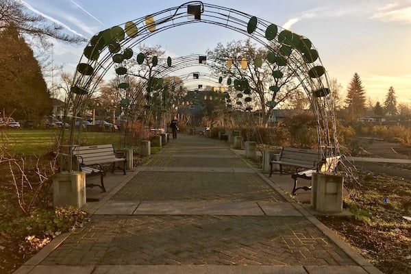 These must be beautiful when the roses are in bloom.