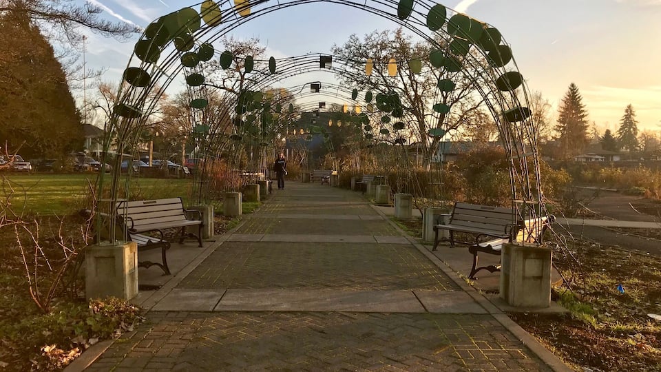 These must be beautiful when the roses are in bloom.