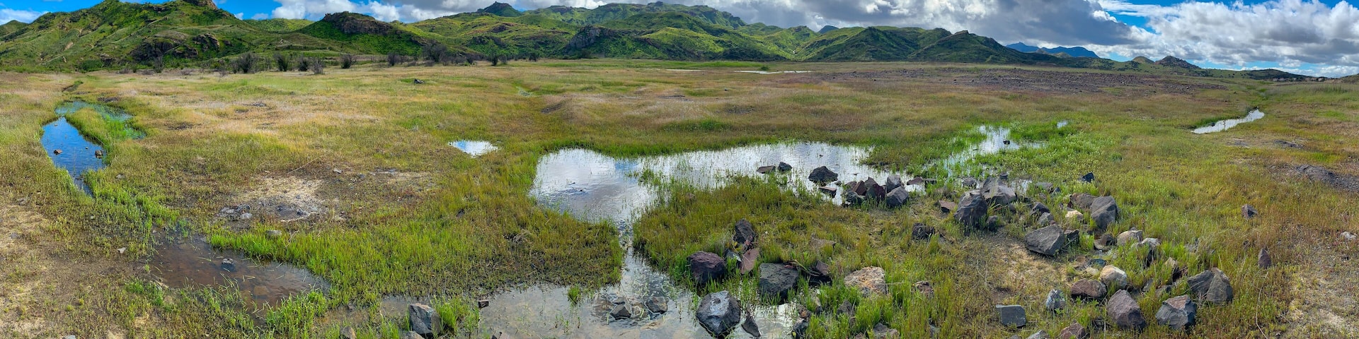 Panorama of Triunfo Canyon in Spring, Thousand Oaks, Ventura County