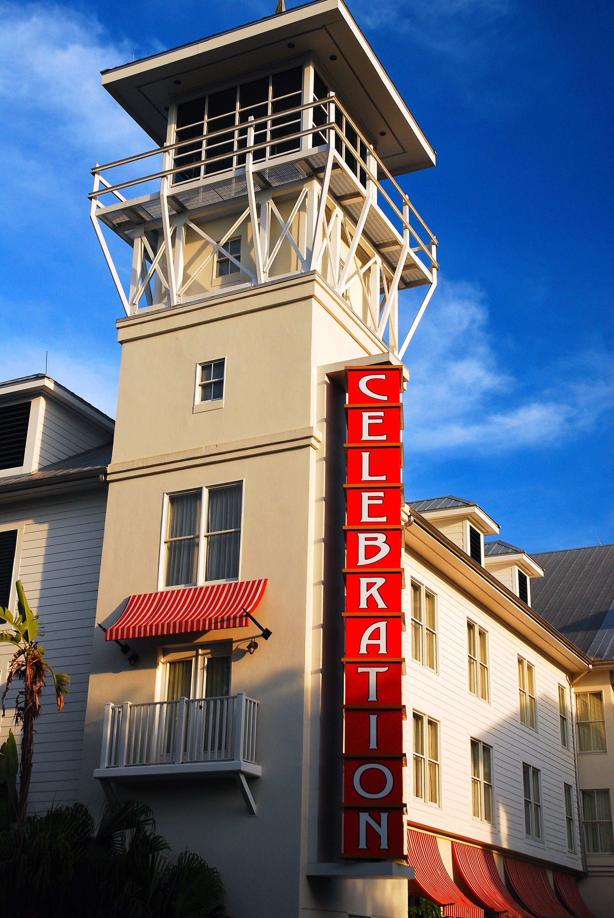 The Bohemian Hotel stands in the center of the planned community of Celebration, Florida