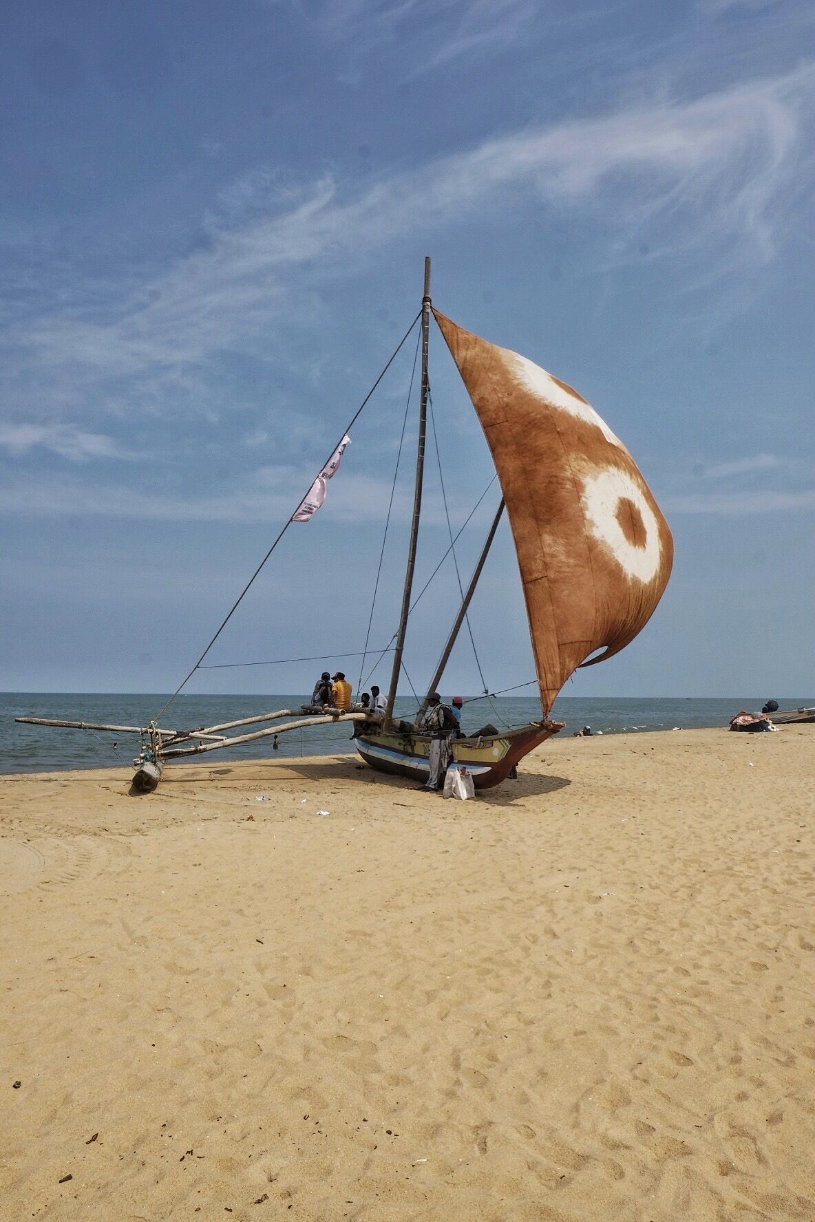 Sailboat for sail/swim excursions.