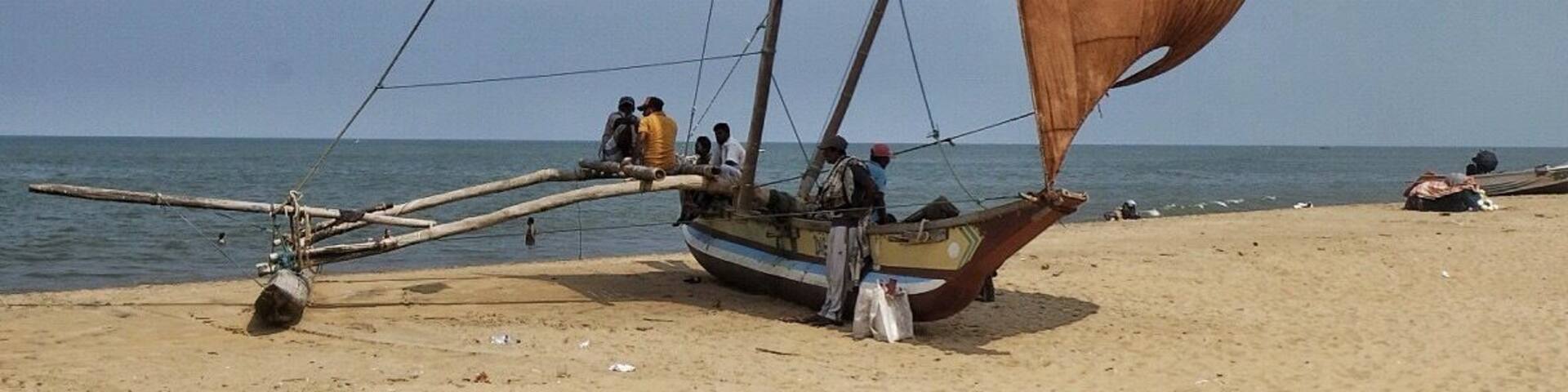 Sailboat for sail/swim excursions.