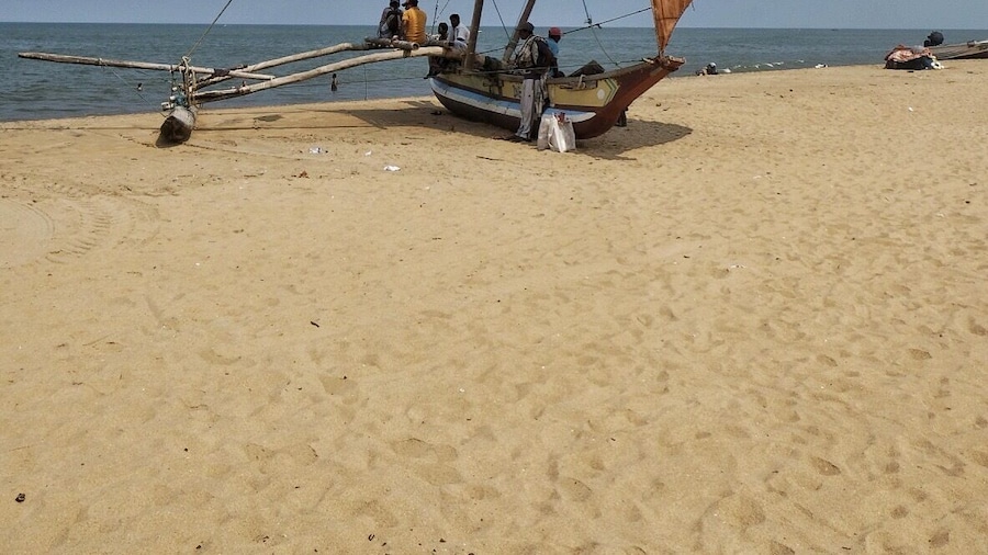 Sailboat for sail/swim excursions.