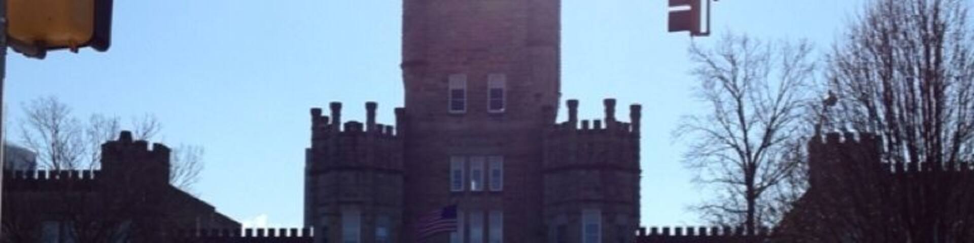 The iconic symbol of Eastern Illinois University.