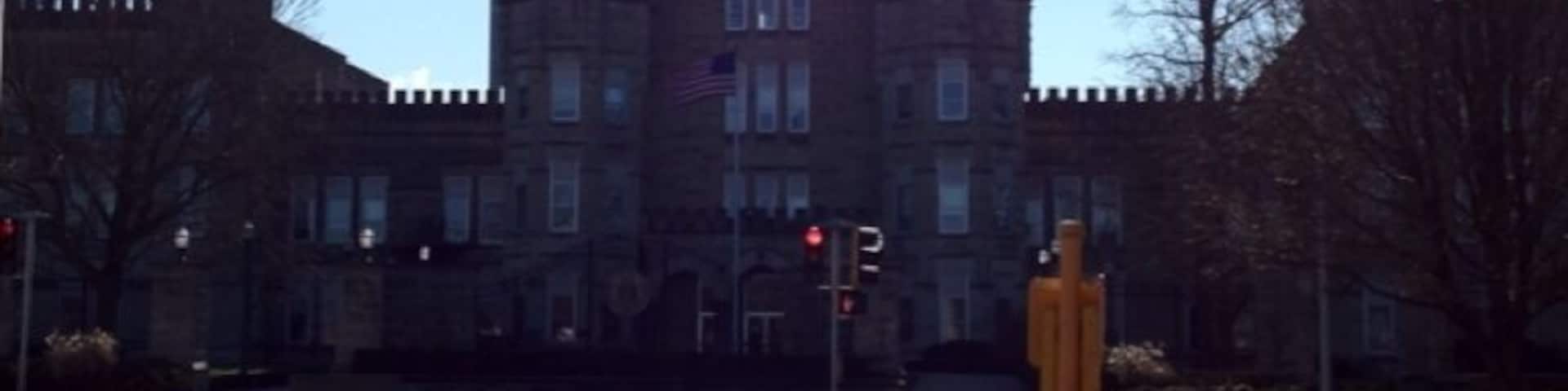 The iconic symbol of Eastern Illinois University.