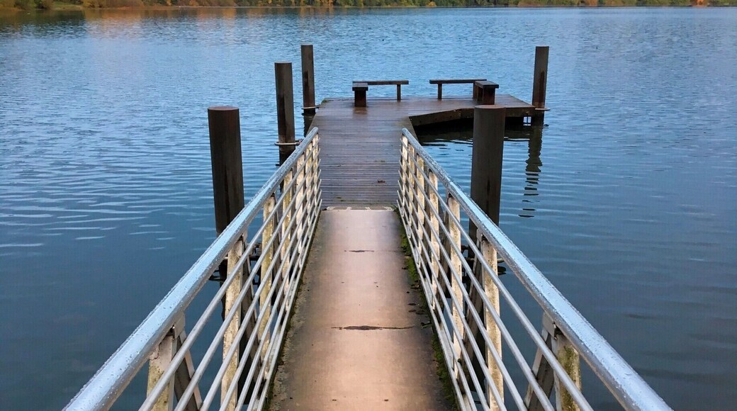 First snow starting to show in the mountains.