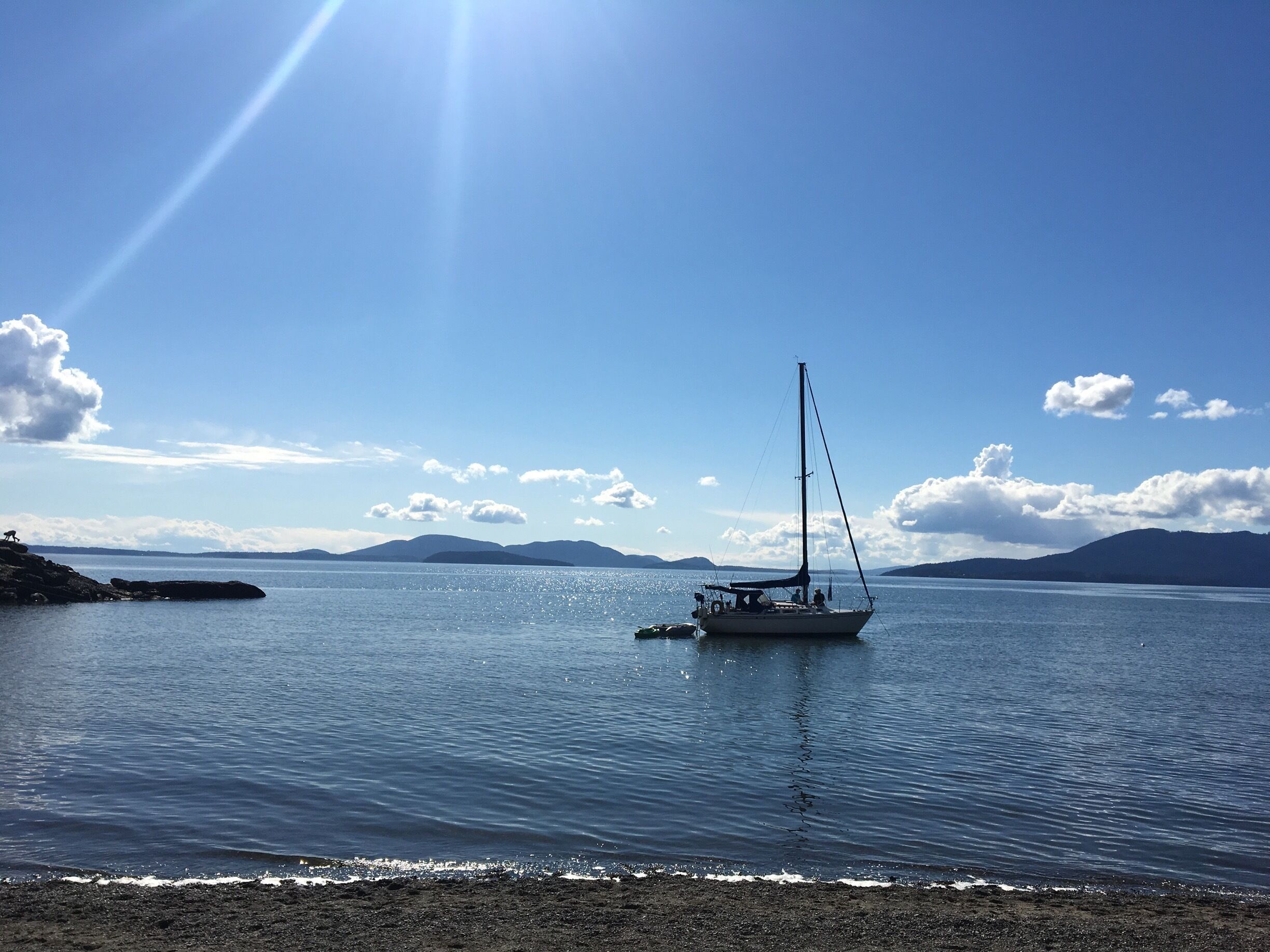 Beautiful cove. Still and calm.