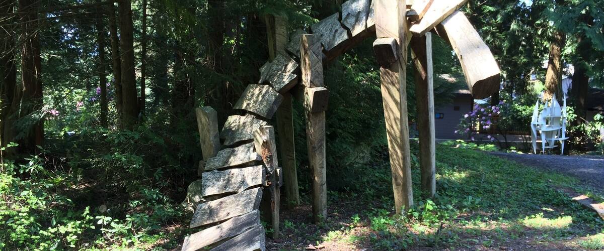 "Turn", by Lee C. Imonen. Made me think of the roller coaster in Indiana Jones Temple of Doom...