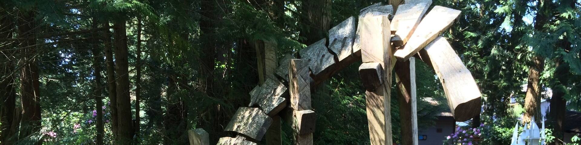 "Turn", by Lee C. Imonen. Made me think of the roller coaster in Indiana Jones Temple of Doom...