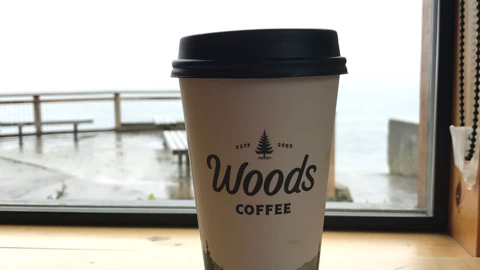 Coffee on a rainy day.