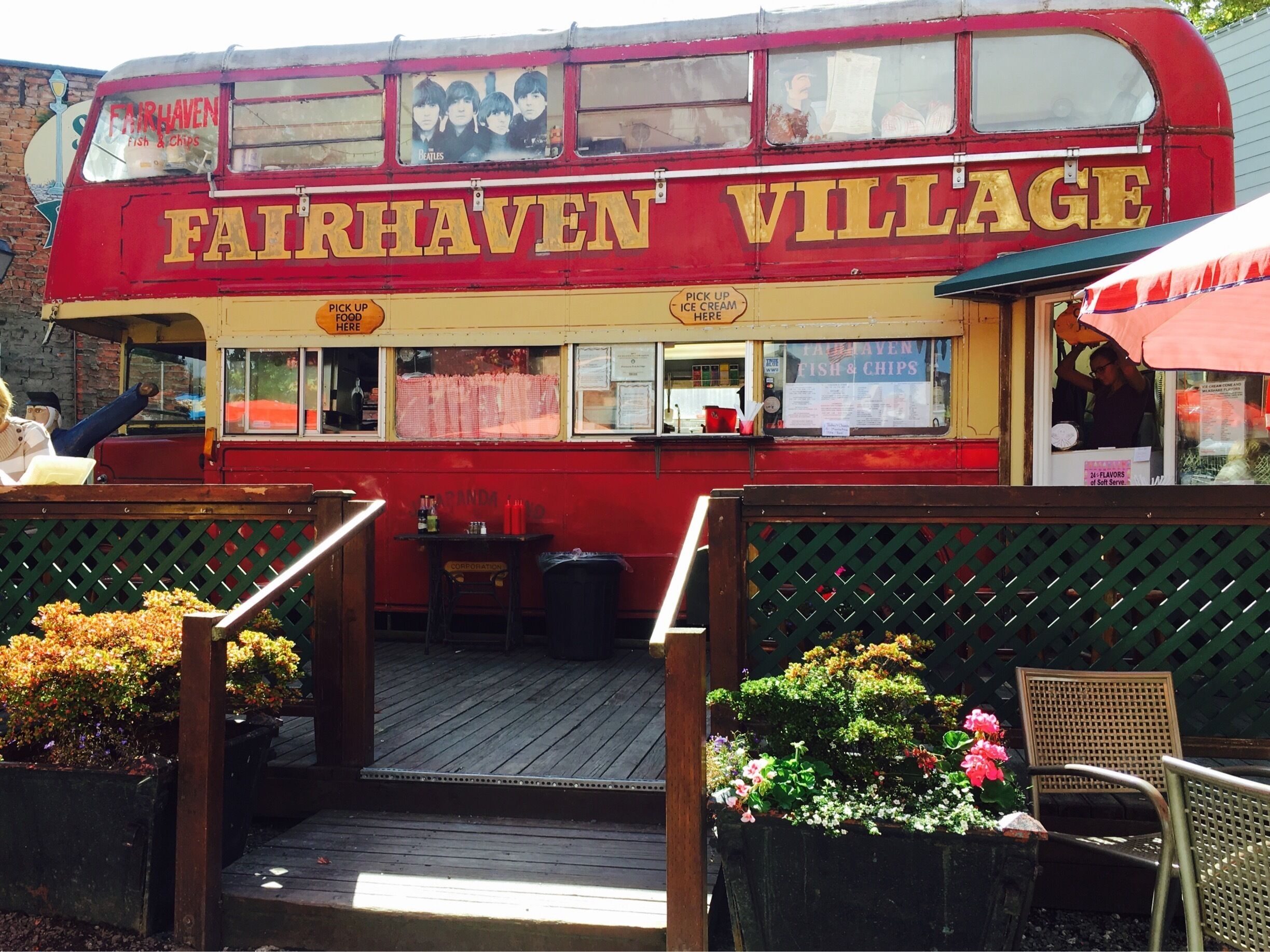 30 mins south of the Canadian border you stumble upon historic Fairhaven with cobblestone walks, murals, restaurants and antique shops. 

Don't miss this quirky fish n' chip joint.
