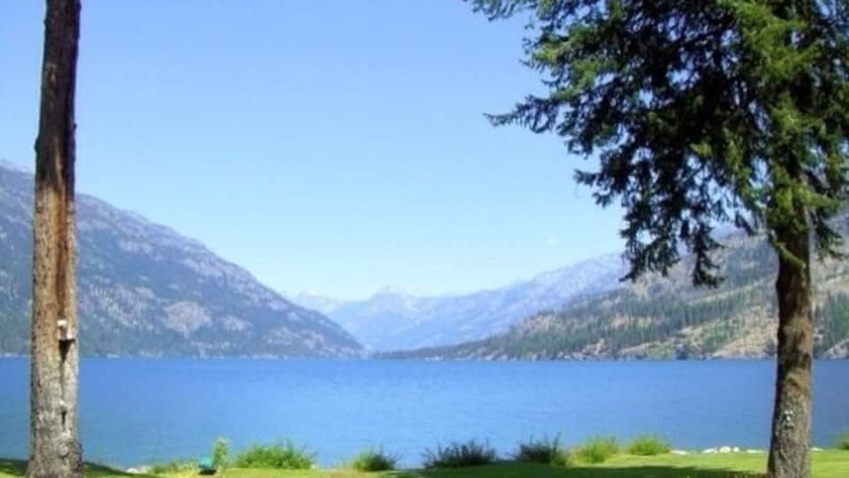 The view toward Stehekin from Lucerne on Lake Chelan, WA