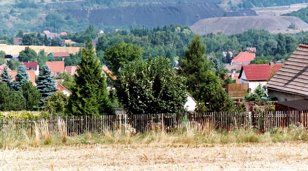 Wolferode (Lutherstadt Eisleben), view to the the village
